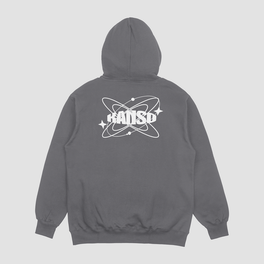 KANSO Atomic Heavyweight Hoodie - Deep Charcoal Grey PREORDER
